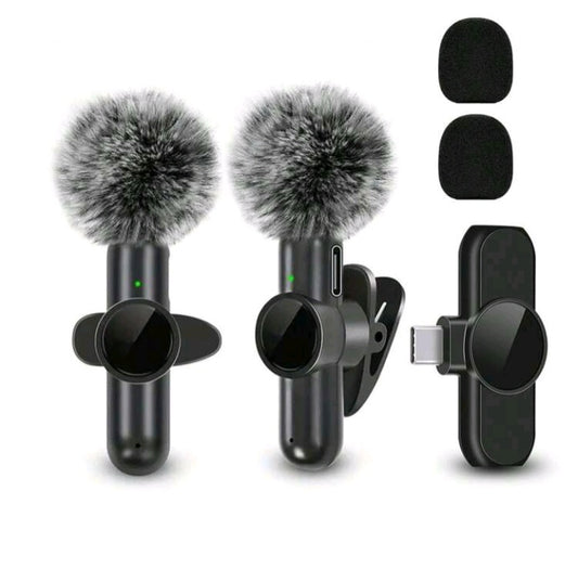 K3 Dual Clip-On Lapel Microphones (Android)